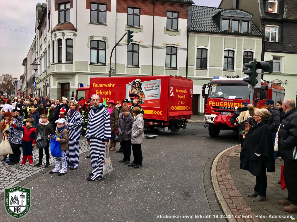 Erkrather Straßenkarneval 18.02.2017 (Foto: Peter Adelskamp)