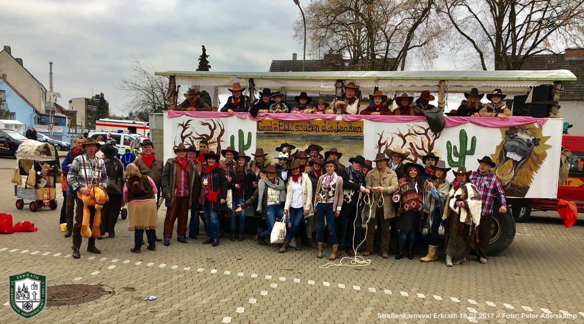 Erkrather Straßenkarneval 18.02.2017 (Foto: Peter Adelskamp)
