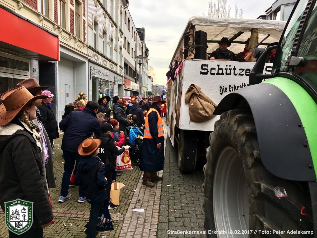 Erkrather Straßenkarneval 18.02.2017 (Foto: Peter Adelskamp)