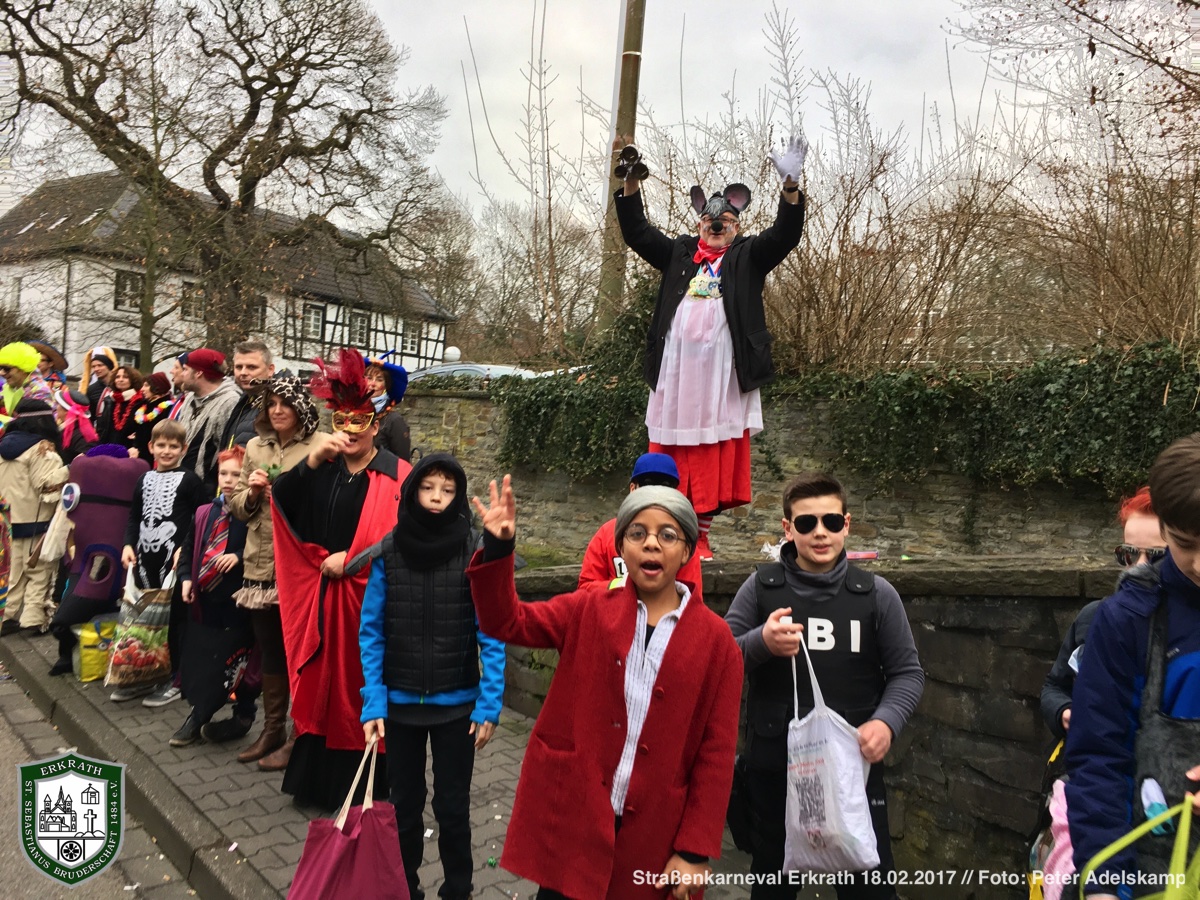 Erkrather Straßenkarneval 18.02.2017 (Foto: Peter Adelskamp)
