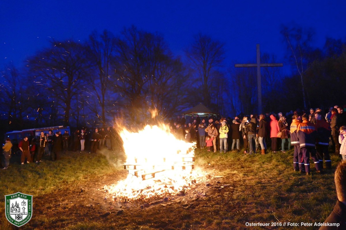 Osterfeuer 2016. Foto: Peter Adelskamp