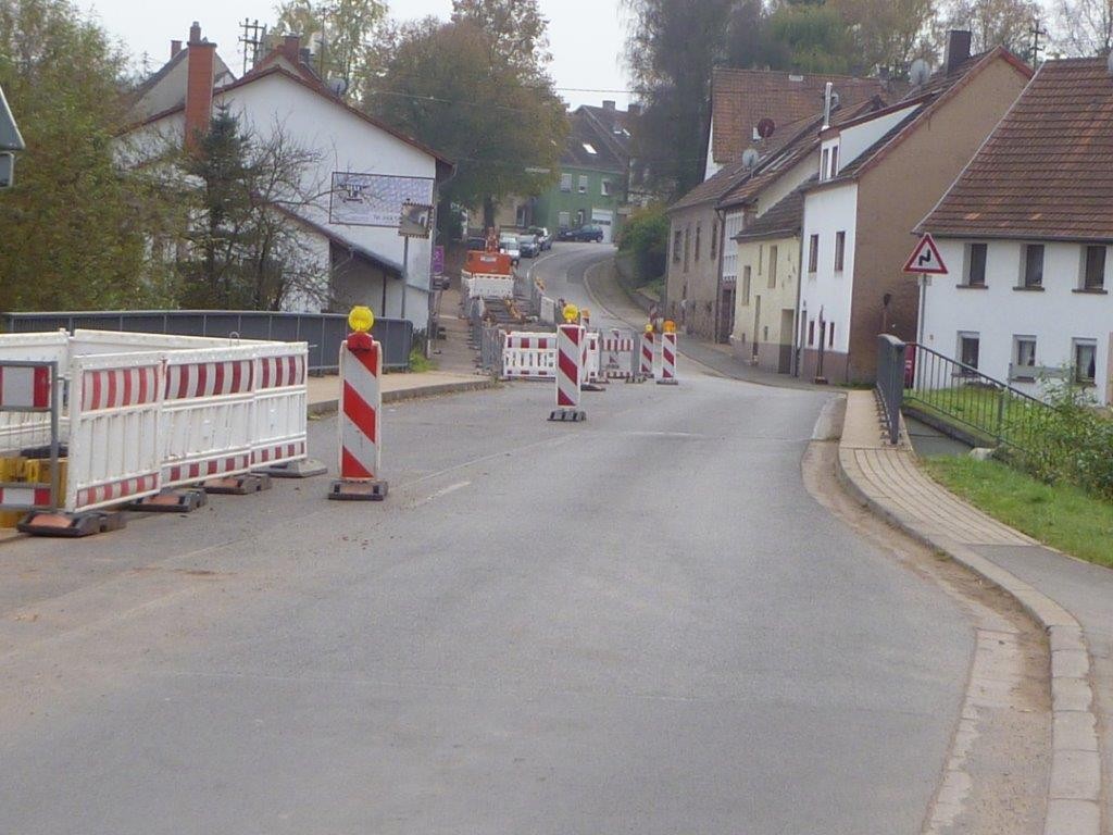 Fürth, Baustelle Brückenstraße