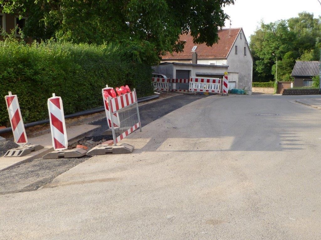 Dörrenbach, Römerstraße Teilfertigstellung