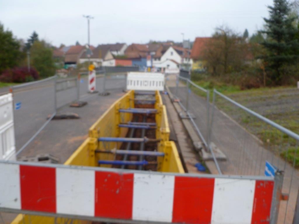 Fürth, Baustelle Brückenstraße