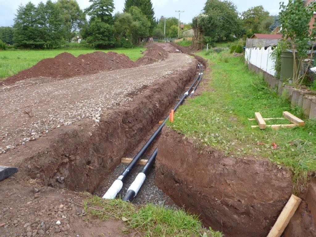 Dörrenbach Zuleitung Biogasanlage- Bettinger, von Hopf bis Milchhaus über Feldweg