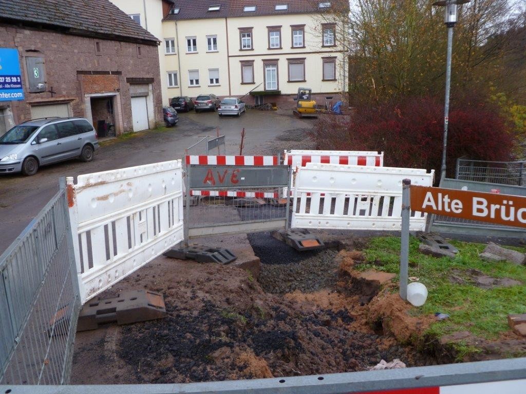 Fürth, Anschlussarbeiten für Mietwohnhaus Engels