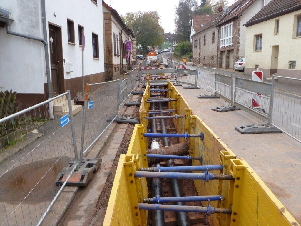 Fürth, Baustelle Brückenstraße