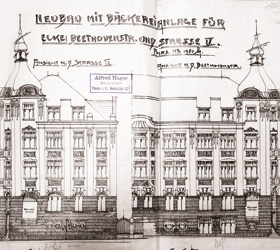 Gluckstraße 16, Plauen, Bauzeichnung, 1904