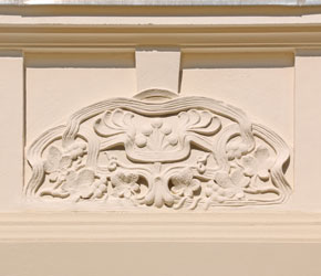 Liebknechtstraße 58, Plauen, Fassadendetail