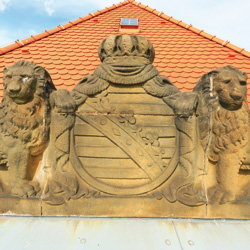 Plauen, Friedensstraße 32, Industrie- und Handelskammer, Fassadendetail