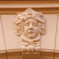 Liebknechtstraße 40, Plauen, Fassadendetail