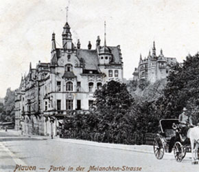 Plauen, Melanchthonstraße 4, um 1900