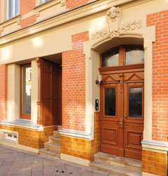 Plauen, Schildstraße 42, Eingang