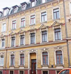 Beethovenstraße 6/8, Plauen, vor der Sanierung