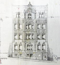 Ferdinand-Schill-Straße 10, Plauen, Bauzeichnung, 1904
