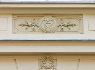 Plauen, Rähnisstraße 40, Freimaurersymbole