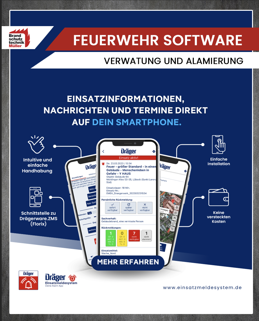 Feuerwehr-Software von Dräger: Digitalisierung für Einsatz und Verwaltung