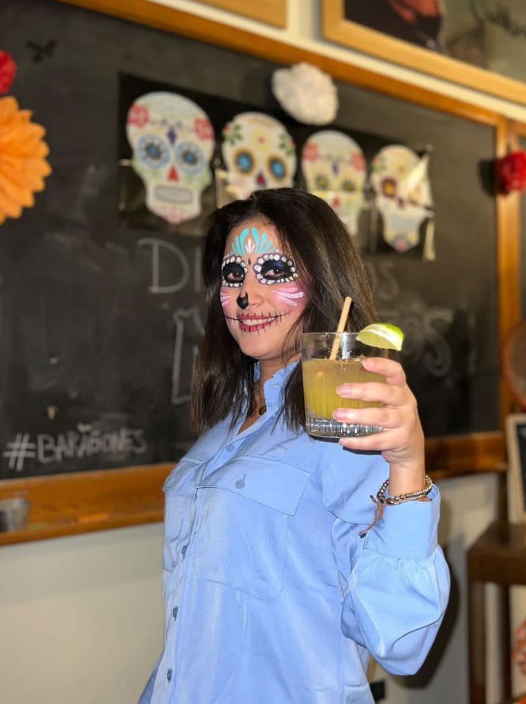 Maquillage santa dia de los muertos