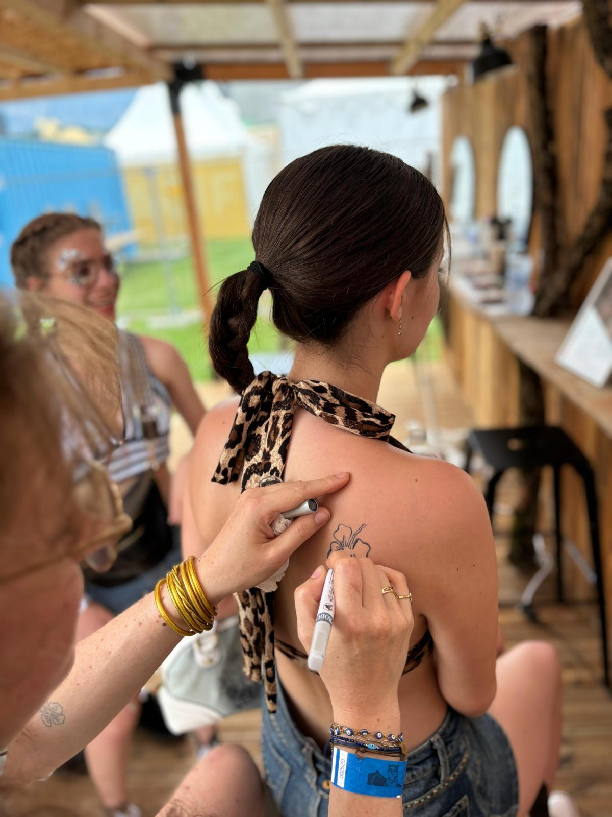 Tattoo temporaire pour événement, festival, animation dans toute la France