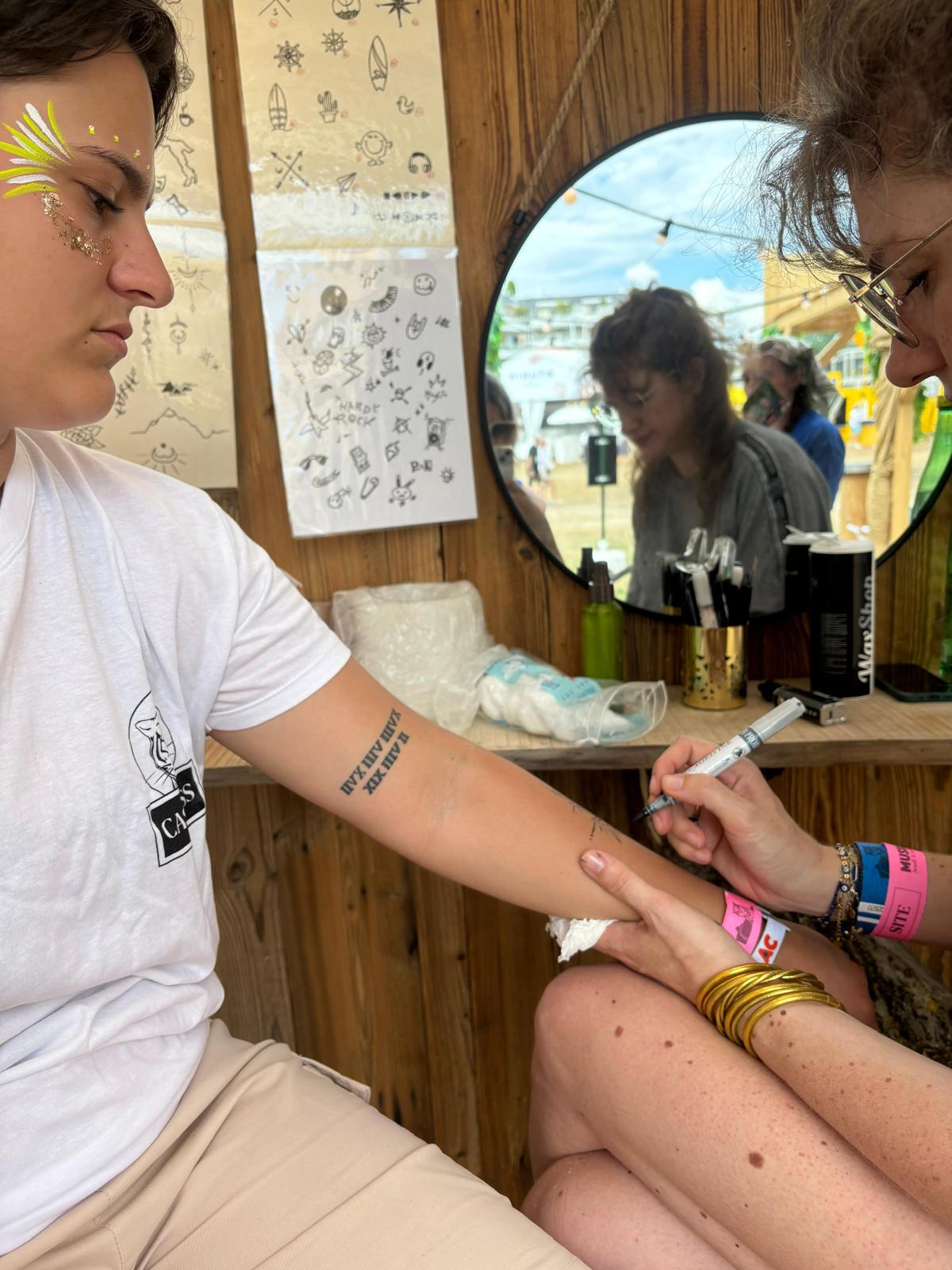 Tattoo temporaire pour événement, festival, animation Lyon, Rhône Alpes
