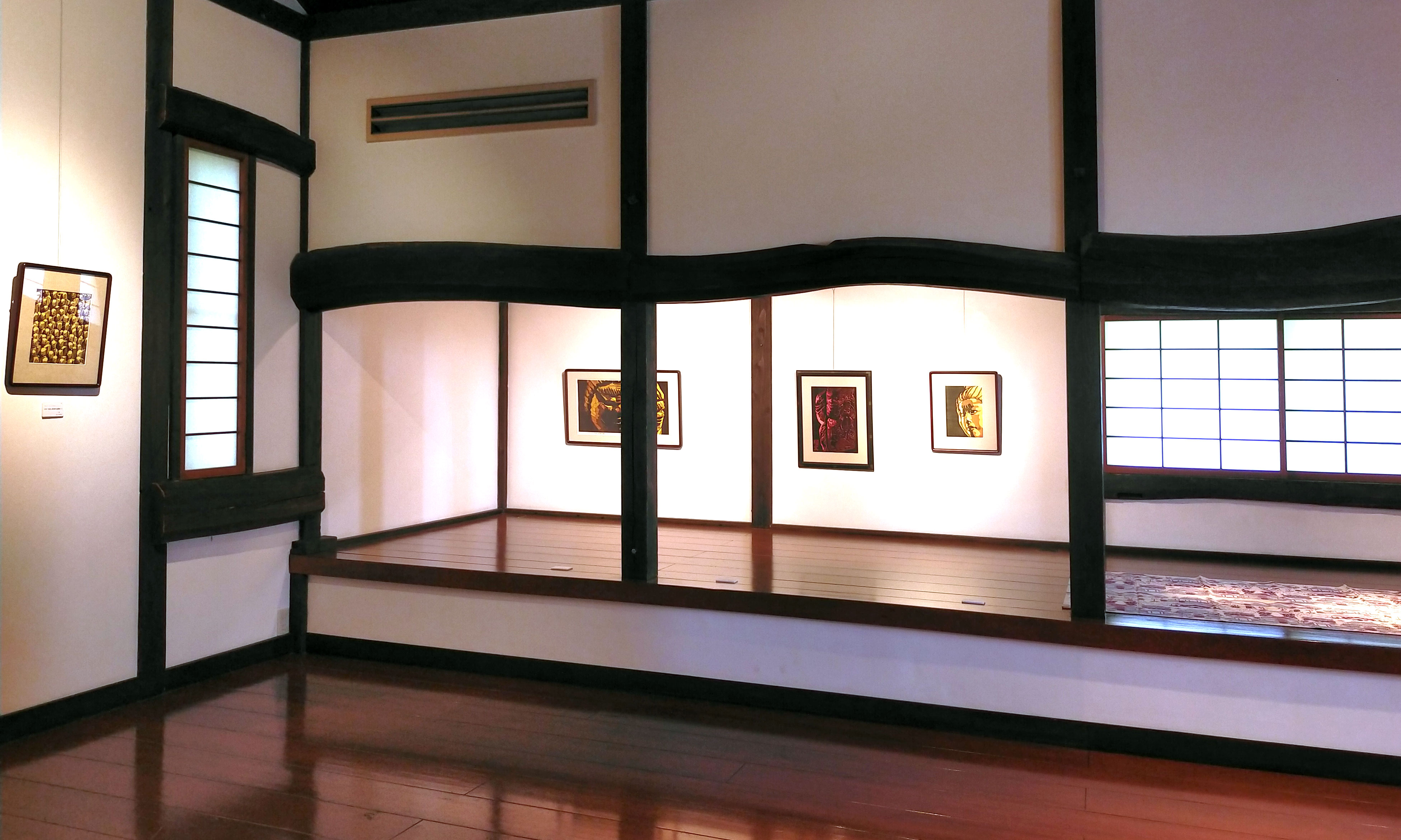 版画　日射し　並木一の限定作品 北村光一 木版画 展 - 九つ井 山の上ギャラリー