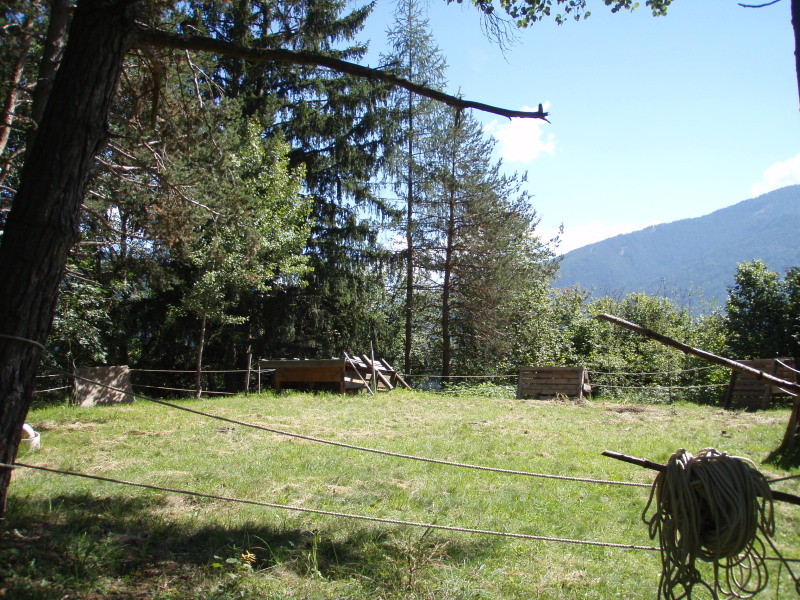 vista sul bunker dopo i lavori di ripristino