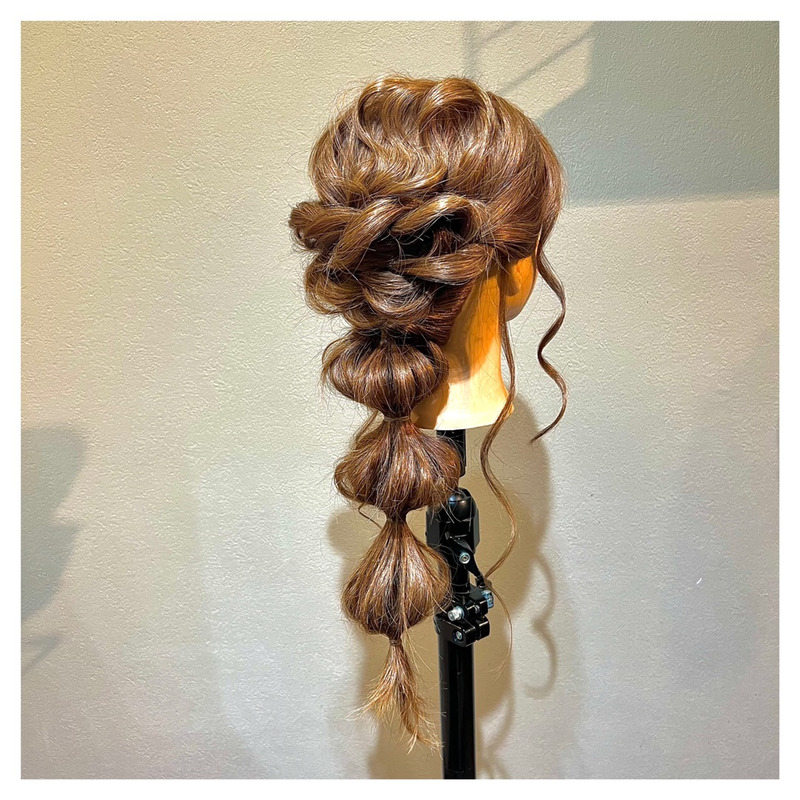 ゆるふわ系ヘアアレンジ