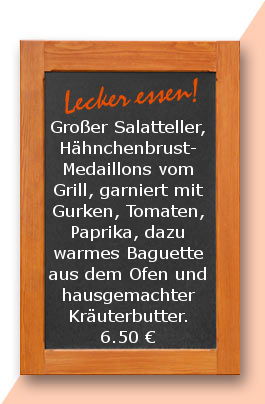 Mittagstisch am Dienstag den 29.08.2017