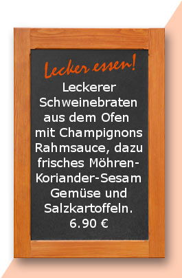 Mittagstisch am Donnerstag  den 02.11.2017