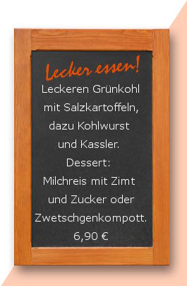 Mittagstisch am Donnerstag den 06.12.2017