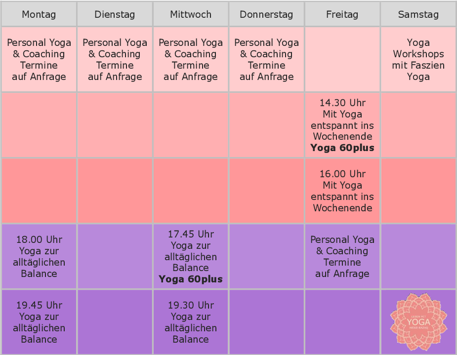 Yoga Kurse und Yoga Workshops in Leverkusen-Alkenrath