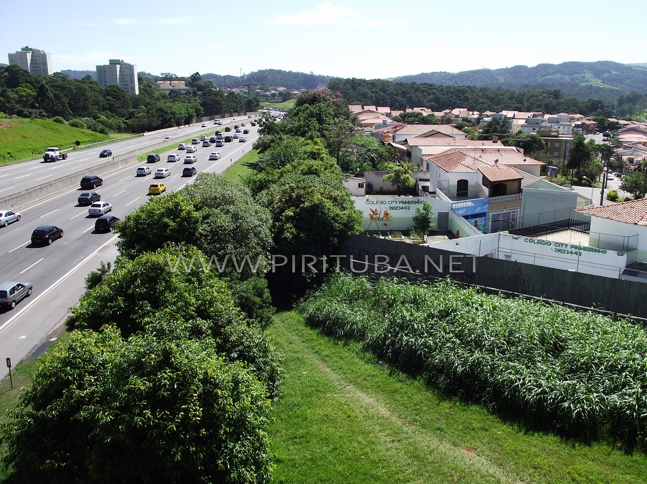 Trecho do City Pinheirinho que poderá ser afetado pelo acesso da Expo SP