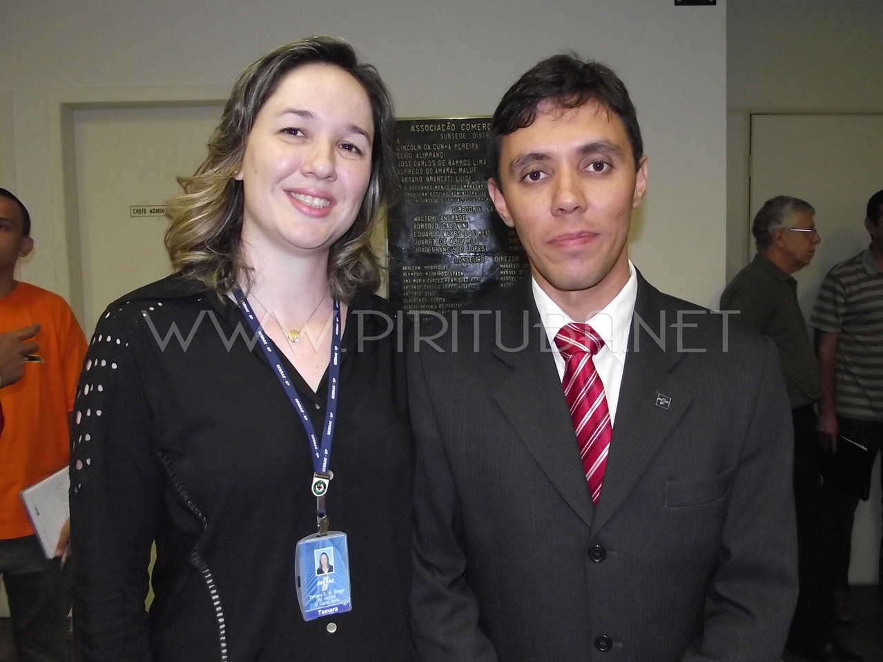 Tamara Braga e Alessandro Leite do Sebrae