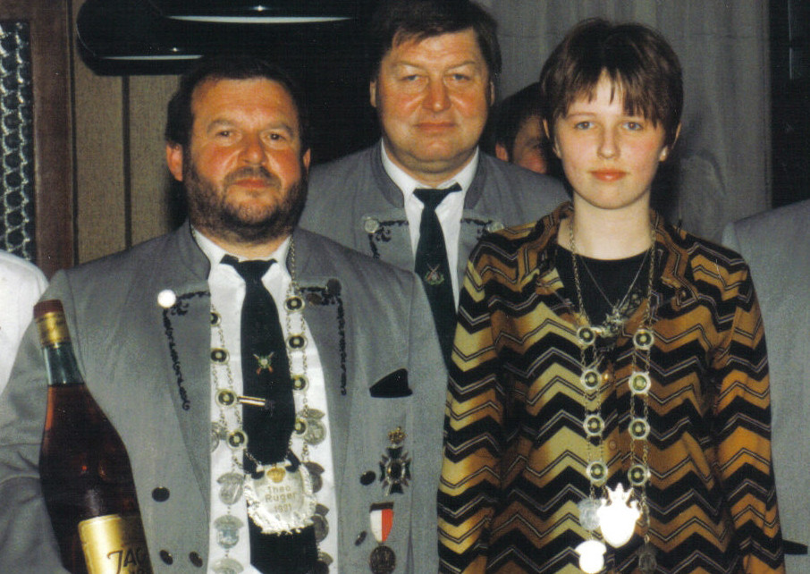 Schützenkönig 1999: Gerhard Scheler und Claudia Bätz