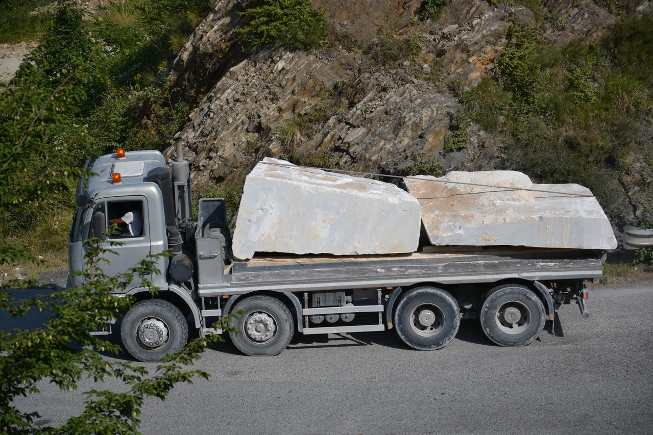 Marmorsteinbruch in Carrara