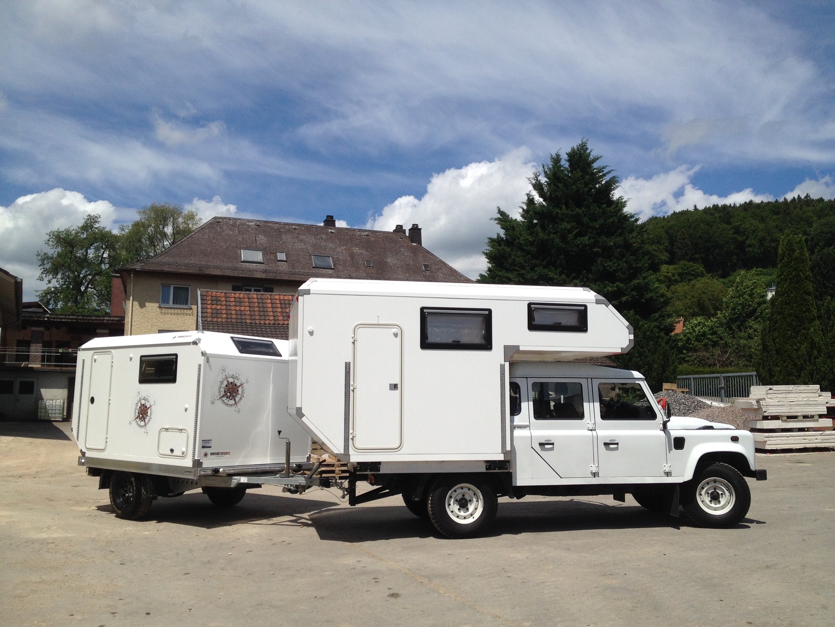 Absetzkabine Pick Up Kabine Land Rover Defender 130