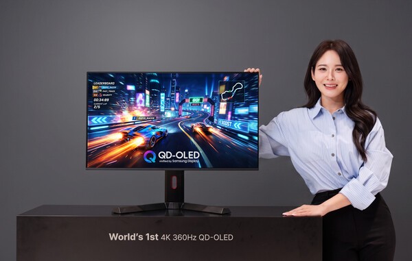 サムスンディスプレイがコンピュテックス2026で公開する31.5インチ4K・360Hz対応QD-OLEDモニターパネル