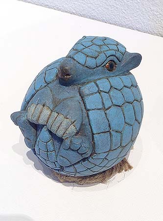 マンマルズ　2015　桐塑　アクリル着彩
