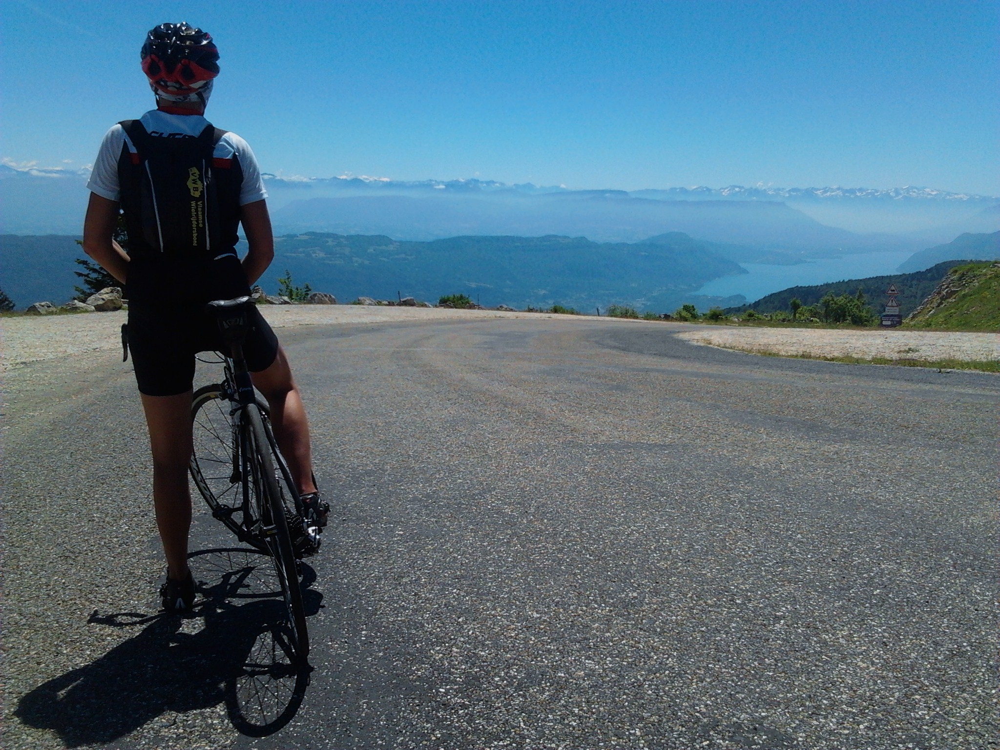 Zicht op Massif du Mt Blanc vanaf Grand Colombier (Programma J)