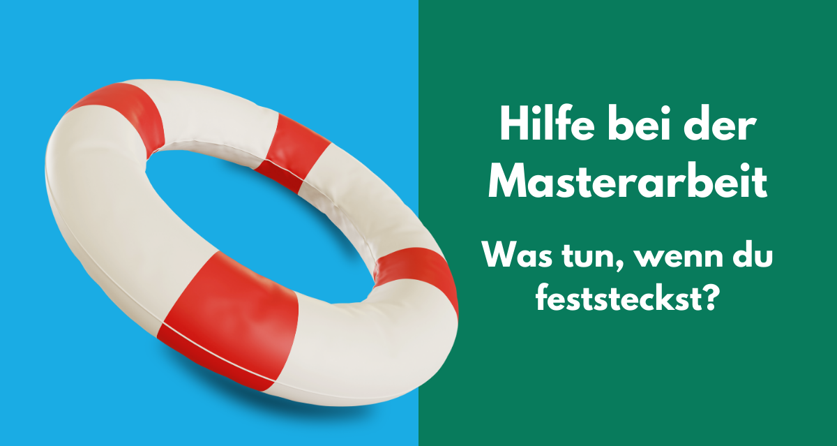 Hilfe bei der Masterarbeit: Was tun, wenn du feststeckst?