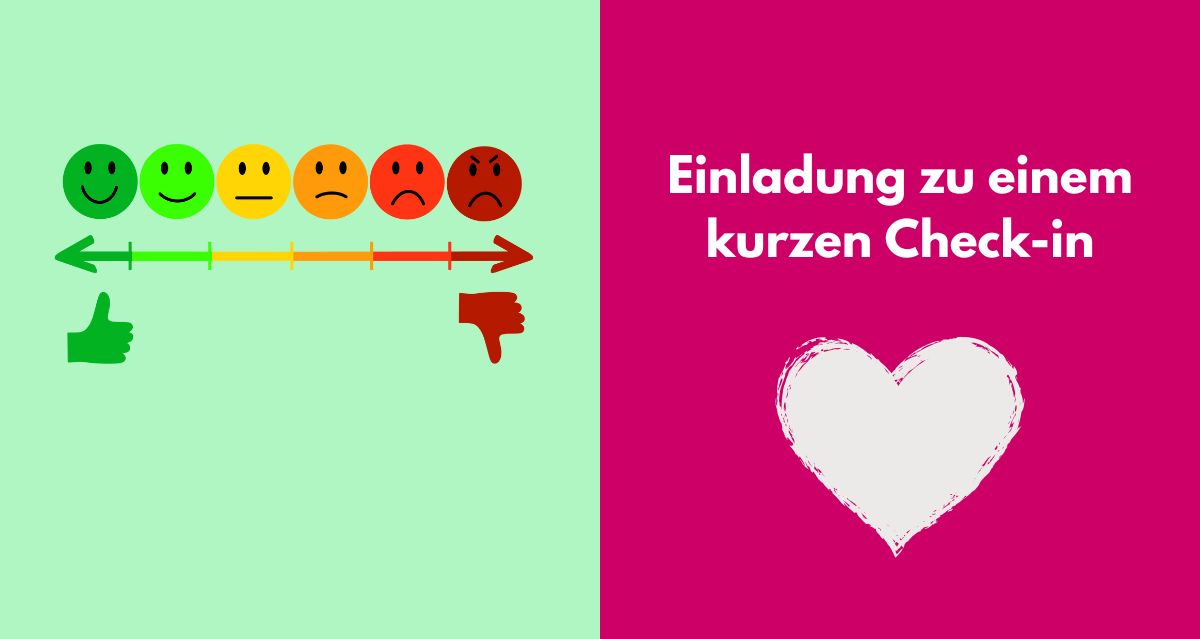 Selbstfürsorge: Einladung zu einem kurzen Check-in