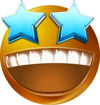 smiley rond - émoji - émoticônes - smiley émoticône émoji cartoon clipart illustration - artémotic