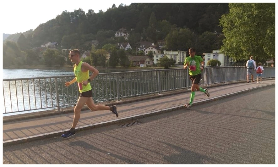 AKB Run Aarau, 2.Etappe 22.08.18: Regenerative Woche, deshalb locker. Das Leadertrikot war dann natürlich auch gleich weg aber das störte mich nicht, denn es kamen noch genügend Chancen. (Foto: AKB Run)