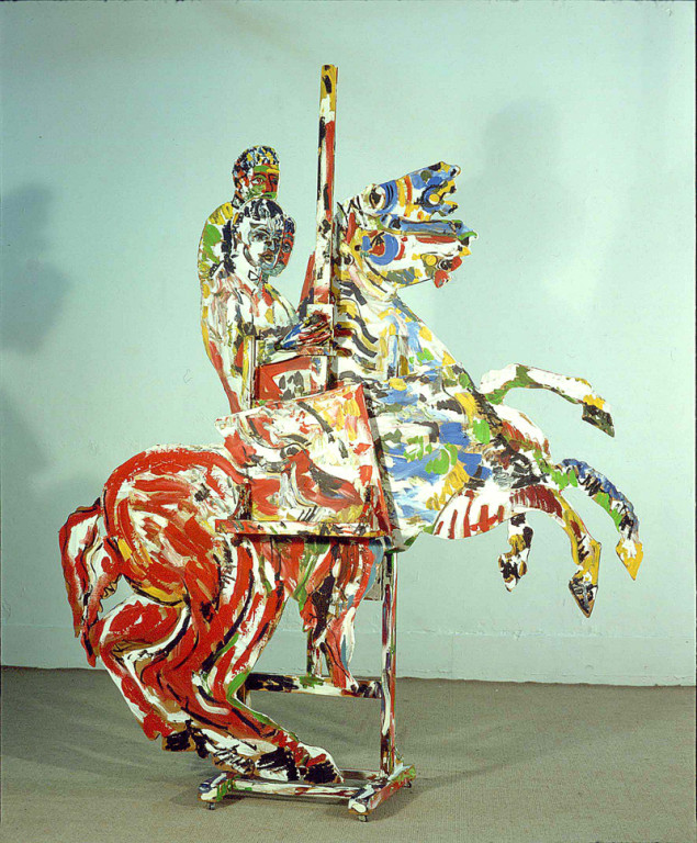 Jinete, sculpture, 1990