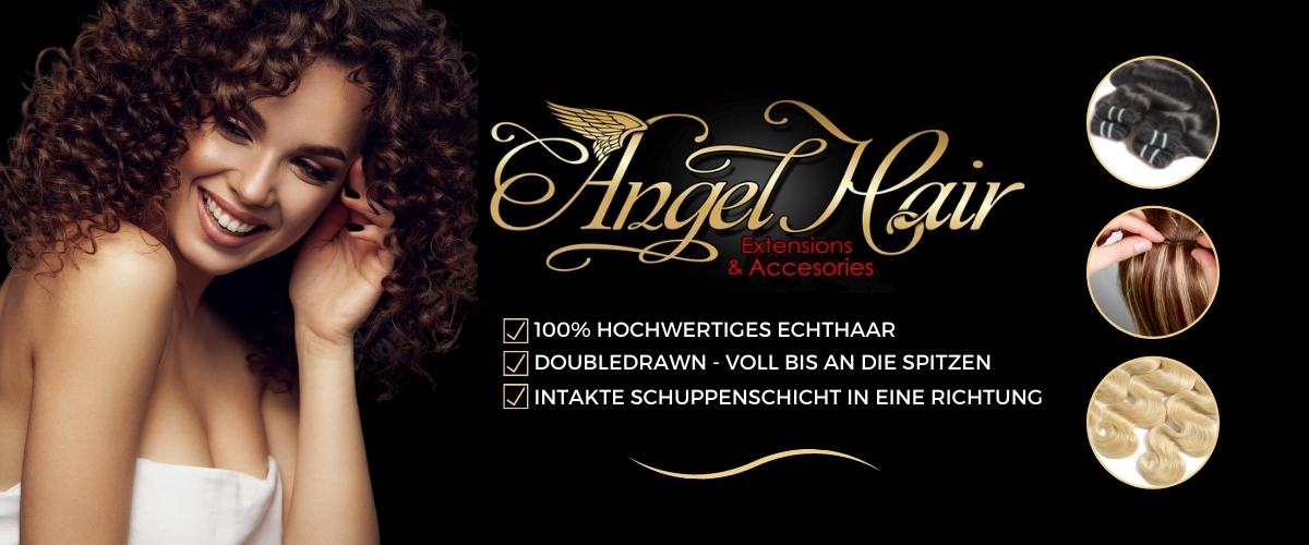 Kontakt ANGEL HAIR EXTENSIONS 100 Echthaar, Premium Virgin Remi