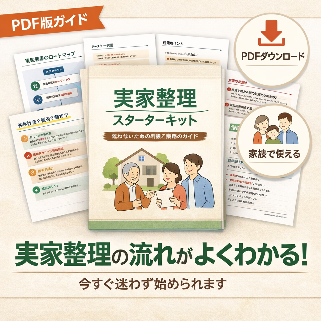 相続した実家、何から始める？