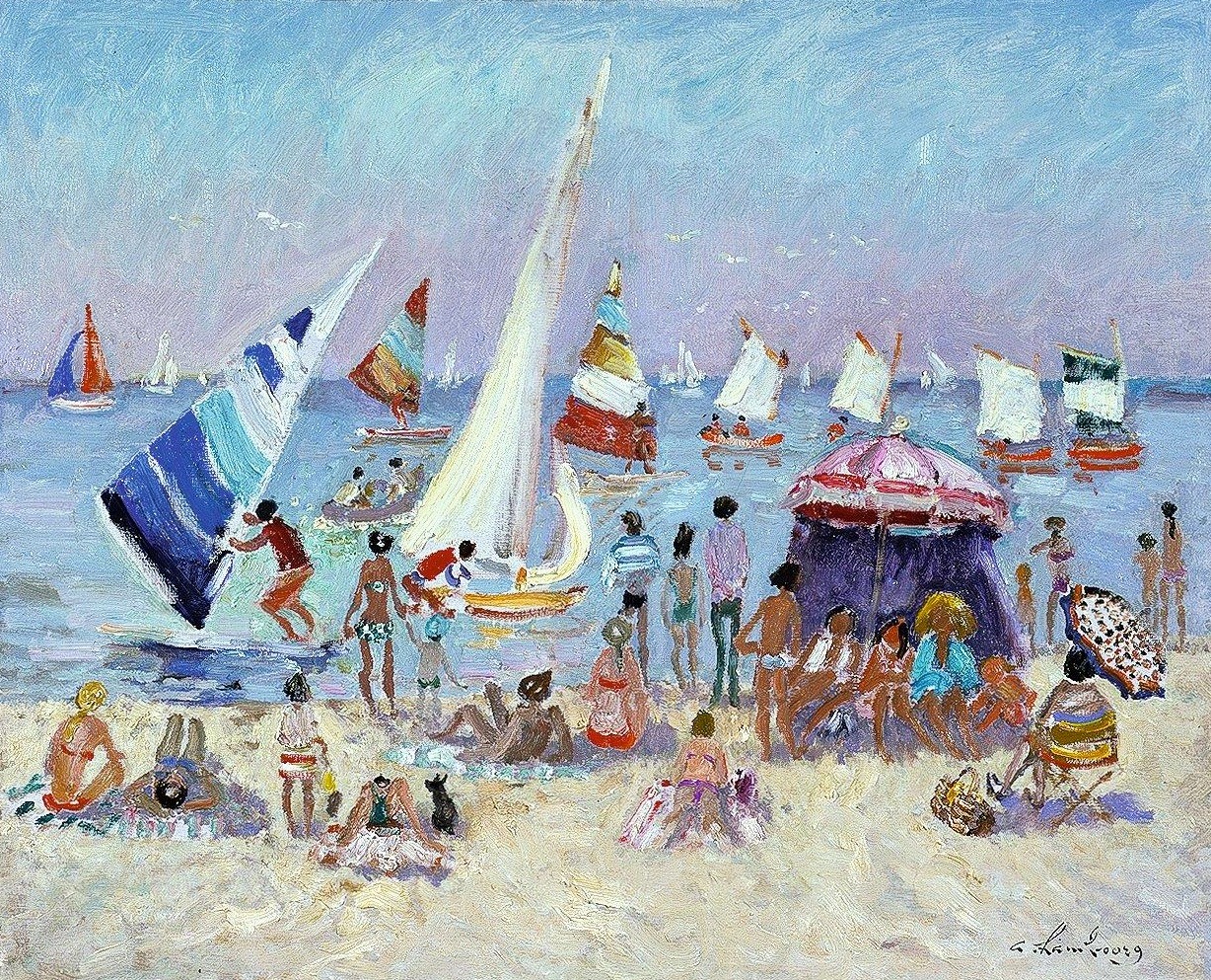 A Deauville en août 1978, 65x81cm, PLD31