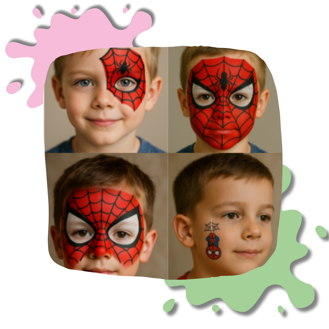 Kinderschminken - Formen und Variationen