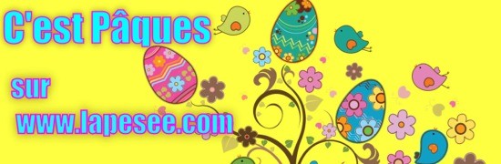 Pâques sur www.lapesee.com