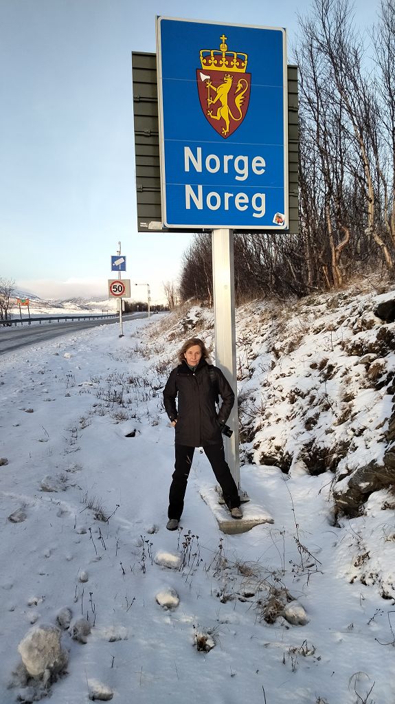 Wir haben die Grenze zu Norwegen erreicht